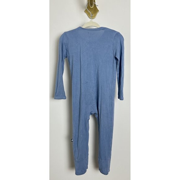 KYTE Baby Zip-Up Romper in Slate Size 12-18 M - Picture 5 of 5